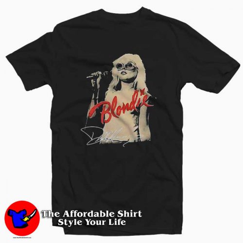 Vintage ̣Debbie Harry Signed Blondie Unisex T Shirt 500x500 Vintage ̣Debbie Harry Signed Blondie Unisex T shirt On Sale