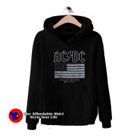 ACDC Back In Black Tour US Flag Unisex Hoodie