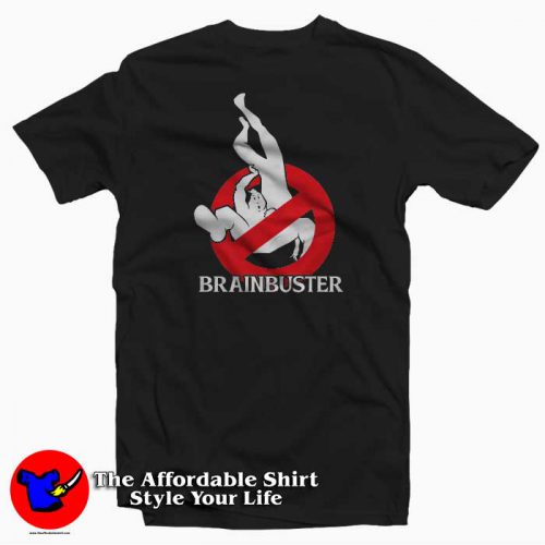 Brainbusters Funny Parody Ghostbuster T Shirt 500x500 Brainbusters Funny Parody Ghostbuster T shirt On Sale