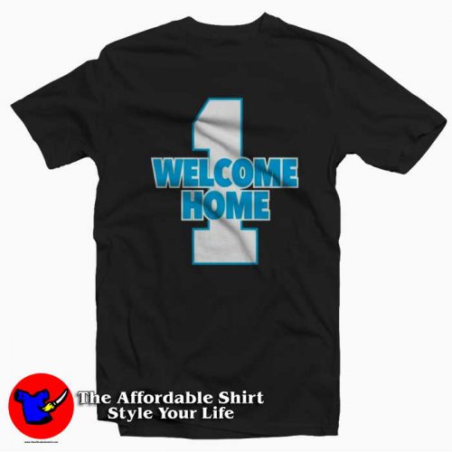 Cam Newton Welcome Home Carolina Panthers T Shirt 500x500 Cam Newton Welcome Home Carolina Panthers T shirt On Sale