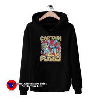 Captain Planet Cartoon Superstar Hip-Hop Hoodie