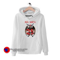 Christmas Hail Santa Satanism Goat Parody Hoodie