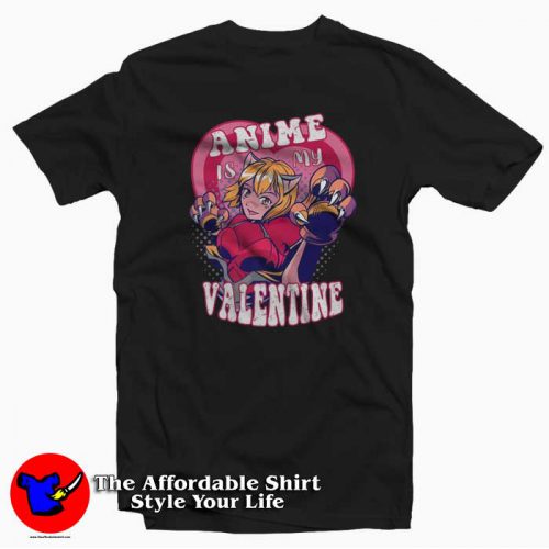 Cute Anime Is My Valentine Day Unisex T Shirt 500x500 Cute Anime Is My Valentine Day Unisex T shirt On Sale