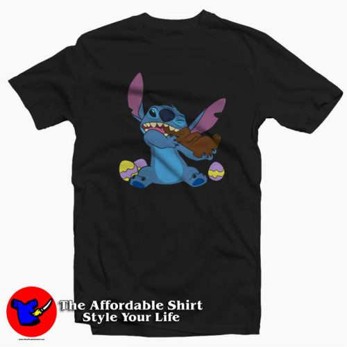 Disney Stitch Happy Easter Day FUnny Unisex T Shirt 500x500 Disney Stitch Happy Easter Day FUnny Unisex T shirt On Sale