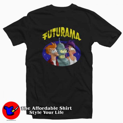 Futurama Cartoon TV Series Logo Unisex T Shirt 500x500 Futurama Cartoon TV Series Logo Unisex T shirt On Sale