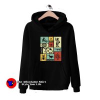 Nazca Lines Peru Geoglyph Astronaut Retro Hoodie