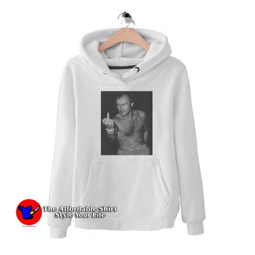 Phil Collins Middle Finger Funny Music Fan Hoodie 500x500 Phil Collins Middle Finger Funny Music Fan Hoodie On Sale