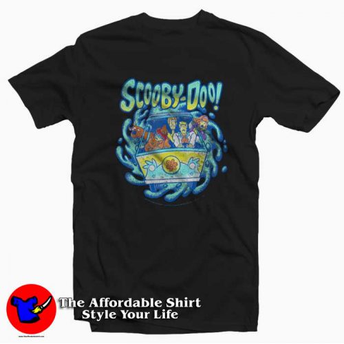 Scooby Doo Mystery Machine Portal Group Shot T Shirt 500x500 Scooby Doo Mystery Machine Portal Group Shot T shirt On Sale