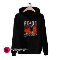 Vintage ACDC Highway To Hell Graphic Hoodie