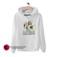 Vintage Cartoon Popeye Characters Unisex Hoodie