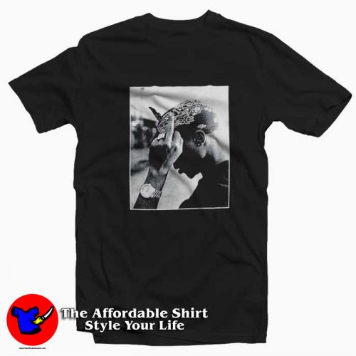 Vintage Middle Finger Tupac Shakur Rap Hip Hop T Shirt 500x500 Vintage Middle Finger Tupac Shakur Rap Hip Hop T shirt On Sale