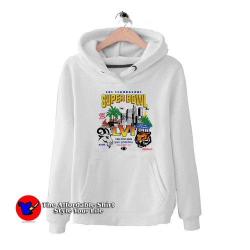 Bengals Vs Rams Super Bowl LVI Graphic Hoodie 500x500 Bengals Vs Rams Super Bowl LVI Graphic Hoodie On Sale