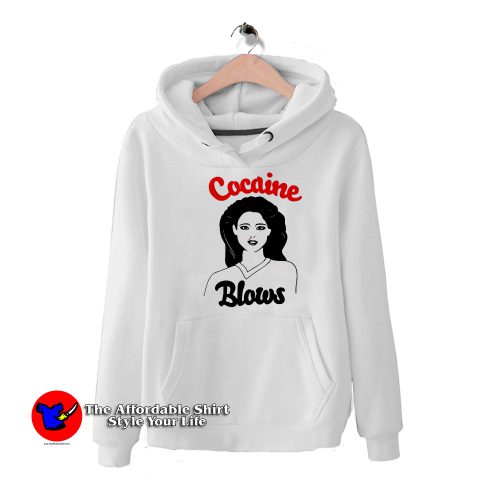 Cocaine Blows Hollywood Funny Unisex Hoodie 500x500 Cocaine Blows Hollywood Funny Unisex Hoodie On Sale