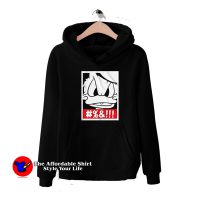 Disney Donald Duck Frame Face Funny Unisex Hoodie