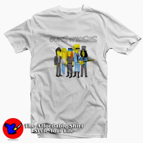 Guns N Roses The Simpsons Funny Unisex T Shirt 500x500 Guns N Roses The Simpsons Funny Unisex T shirt On Sale