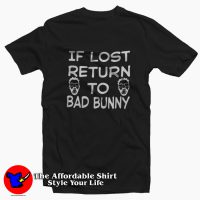 If Lost Return Bad Bunny Graphic Unisex T-shirt