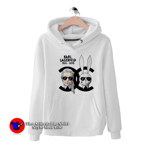 Karl Lagerfeld And Rabbit Chanel Unisex Hoodie 500x500 Karl Lagerfeld And Rabbit Chanel Unisex Hoodie On Sale