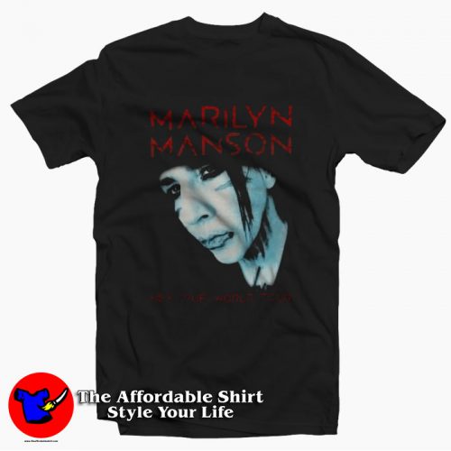 Marilyn Manson Hey Cruel World Tour Unisex T Shirt 500x500 Marilyn Manson Hey Cruel World Tour Unisex T shirt On Sale