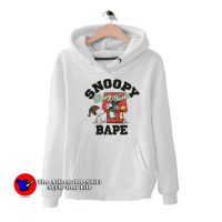 Snoopy Peanuts Bape Bathing Ape Busy Work Hoodie