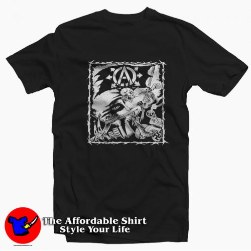 Anarchy Punk Skull Anarco Graphic Unisex T Shirt 500x500 Anarchy Punk Skull Anarco Graphic Unisex T shirt On Sale