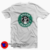 Ariana Grande Starbucks Logo Parody Unisex T-shirt