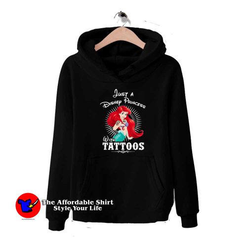 Ariel A Disney Princess With Tattoos Unisex Hoodie 500x500 Ariel A Disney Princess With Tattoos Unisex Hoodie On Sale