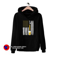 Craft Beer American Flag USA Funny Parody Unisex Hoodie