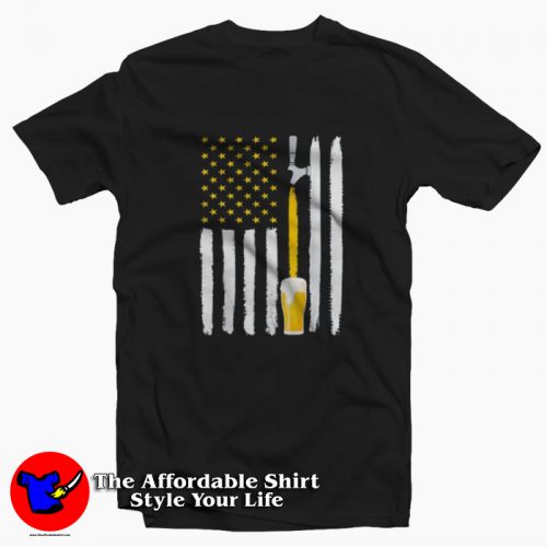 Craft Beer American Flag USA Funny Parody Unisex T Shirt 500x500 Craft Beer American Flag USA Funny Parody Unisex T shirt On Sale