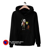 Funny Rick and Morty Naruto and Jiraiya Unisex Hoodie