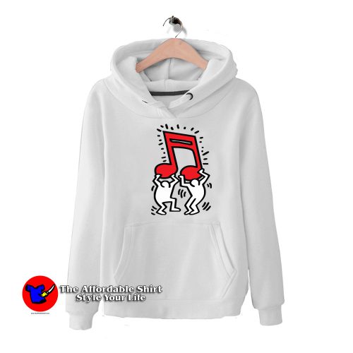 Keith Haring Music Dance Artwork Unisex Hoodie 500x500 Keith Haring Music Dance Artwork Unisex Hoodie On Sale