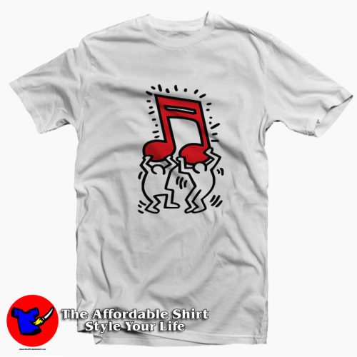 Keith Haring Music Dance Artwork Unisex T Shirt 500x500 Keith Haring Music Dance Artwork Unisex T shirt On Sale