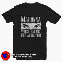 Madonna Who's That Girl 1987 World Tour T-shirt