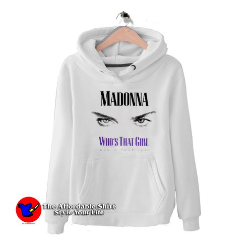 Madonna Whos That Girl Vintage Unisex Hoodie 500x500 Madonna Who’s That Girl Vintage Unisex Hoodie On Sale