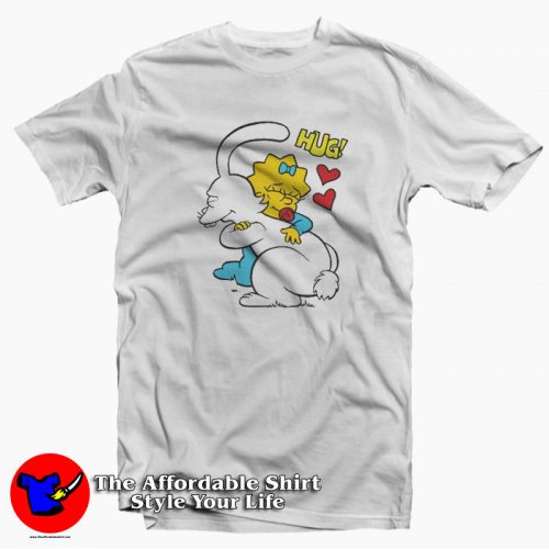 Maggie Simpson Hug Loves Rabbi Unisex T Shirt 500x500 Maggie Simpson Hug Love’s Rabbi Unisex T shirt On Sale