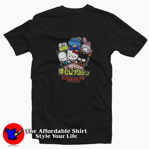 My Hero Academia x Hello Kitty And Friends T Shirt 500x500 My Hero Academia x Hello Kitty And Friends T shirt On Sale