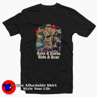 Nice LGBT Pride Save Horse Ride a Bear T-shirt