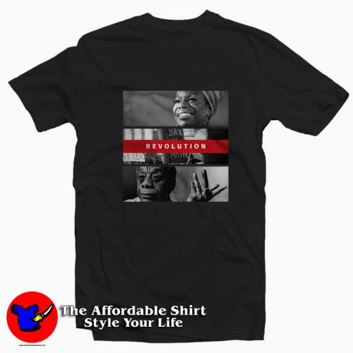 Nina Simone and James Baldwin Black Lives Matter T Shirt 500x500 Nina Simone and James Baldwin Black Lives Matter T shirt On Sale