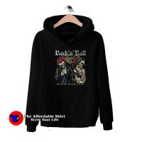 Rock n Roll Will Never Die Vintage Unisex Hoodie