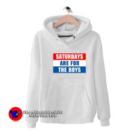 Saturdays Are For The Boys Words Unisex Hoodie