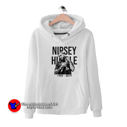 Vintage Rapper Nipsey Hussle 1985 2019 Unisex Hoodie 500x500 Vintage Rapper Nipsey Hussle 1985 2019 Unisex Hoodie On Sale