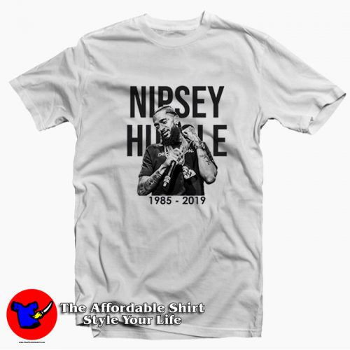 Vintage Rapper Nipsey Hussle 1985 2019 Unisex T Shirt 500x500 Vintage Rapper Nipsey Hussle 1985 2019 Unisex T shirt On Sale