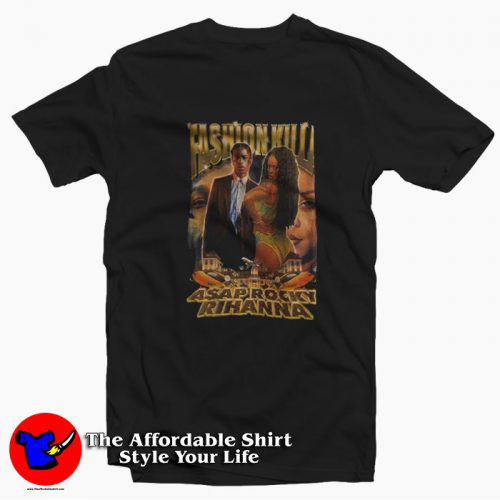 Asap Rocky And Rihanna Bootleg Vintage T Shirt 500x500 Asap Rocky And Rihanna Bootleg Vintage T shirt On Sale