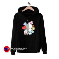 Cute Characters BTS Bangtan Boys Unisex Hoodie