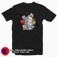 Cute Characters BTS Bangtan Boys Unisex T-shirt