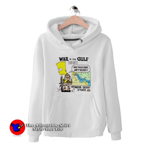 Funny War In The Gulf Bart Simpson Unisex Hoodie 500x500 Funny War In The Gulf Bart Simpson Unisex Hoodie On Sale