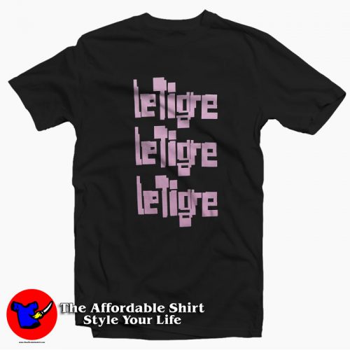 Le Tigre Pink Logo Boyfriend Unisex T Shirt 500x500 Le Tigre Pink Logo Boyfriend Unisex T shirt On Sale