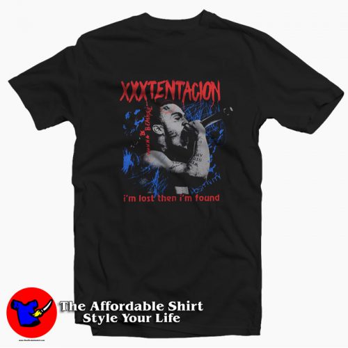 XXXTentacion Im Lost Then Im Found Unisex T Shirt 500x500 XXXTentacion I'm Lost Then I'm Found Unisex T shirt On Sale