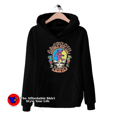 Bear Rose Grateful Dead Steal Your Face Hoodie 500x500 Bear & Rose Grateful Dead Steal Your Face Hoodie On Sale