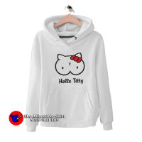 Funny Hello Kitty Mashup Parody Hello Titty Hoodie