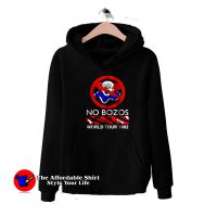 Funny No Bozos World Tour 1982 Unisex Hoodie